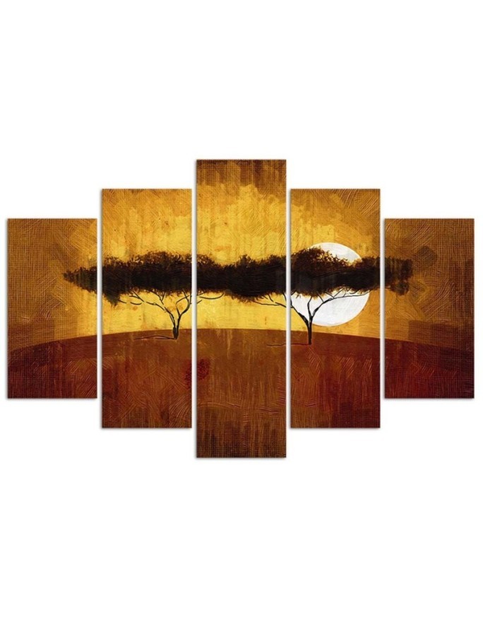 Pictures on Canvas for the office African trees landscape | FEEBY