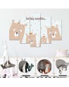 Children's boho painting Loving candies | FEEBY
