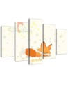 Little fox baby picture on Canvas for the wall | FEEBY