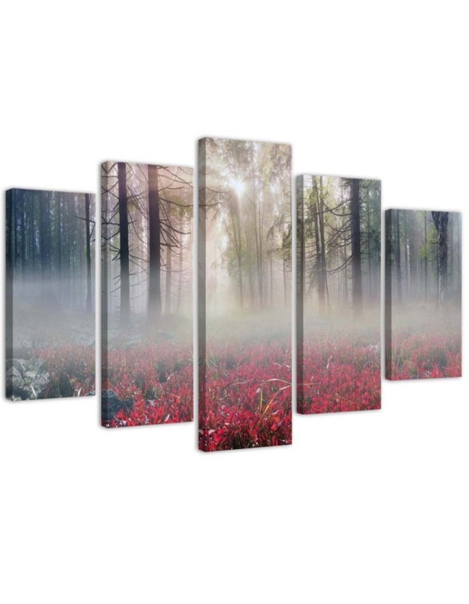 Canvas print Fog Forest...
