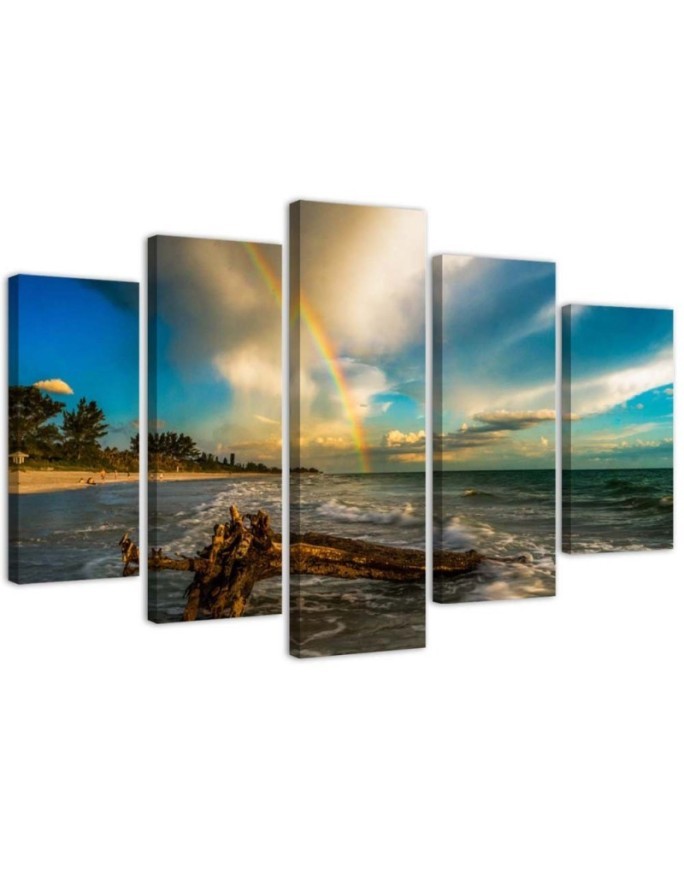 Beach sea landscape modern wall painting | FEEBY