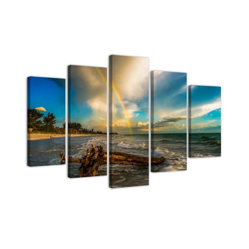 Beach sea landscape modern wall painting | FEEBY