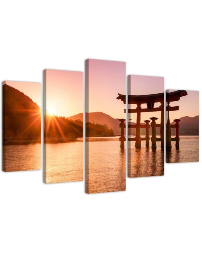 Japan landscape wall art decoration for bedroom, living room | FEEBY