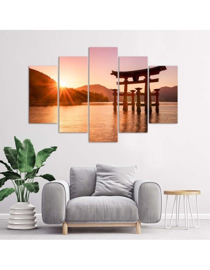 Japan landscape wall art decoration for bedroom, living room | FEEBY