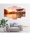 Japan landscape wall art decoration for bedroom, living room | FEEBY