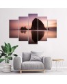 Decorative Canvas painting for wall Rock sea landscape | FEEBY