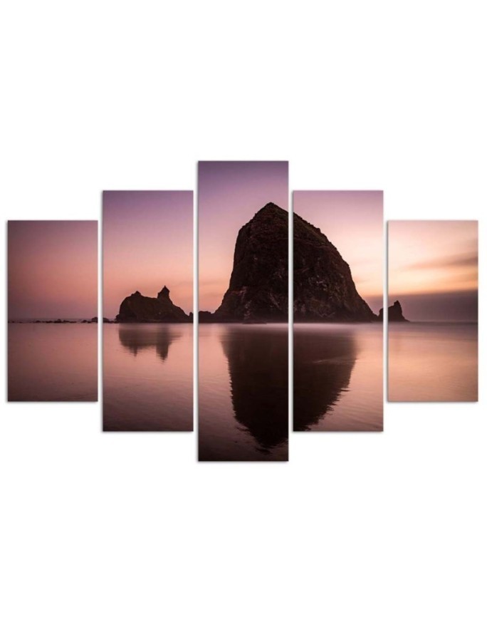 Decorative Canvas painting for wall Rock sea landscape | FEEBY