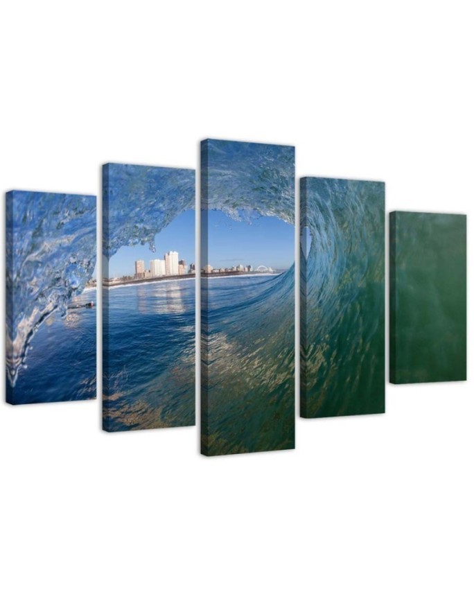 Modern painting on canvas Sea wave for living room, dining room | FEEBY