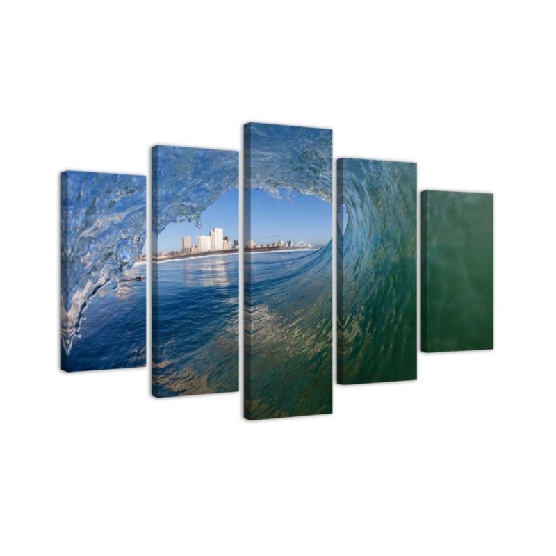 Modern painting on canvas Sea wave for living room, dining room | FEEBY