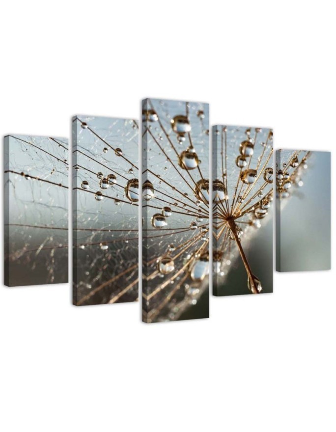Wall painting printed on canvas Dandelion | FEEBY
