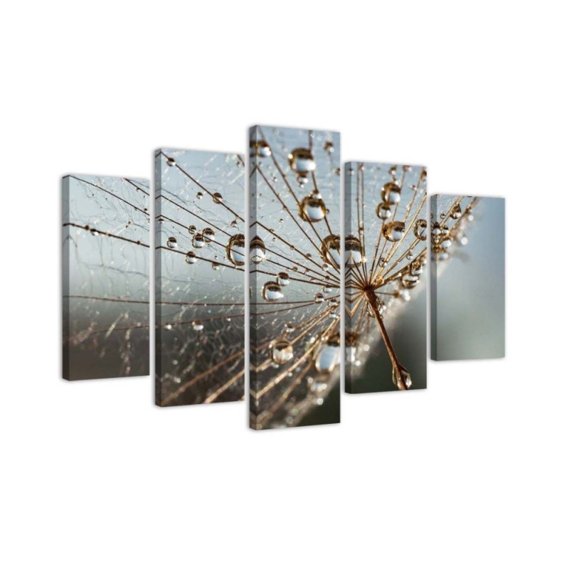 Wall painting printed on canvas Dandelion | FEEBY