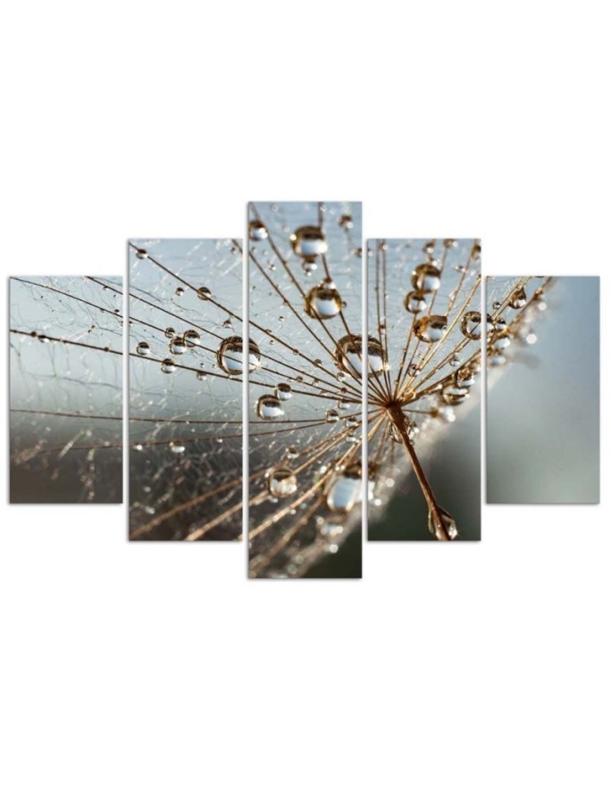 Wall painting printed on canvas Dandelion | FEEBY