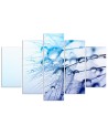 Canvas print Turquoise Dandelion for living room | FEEBY