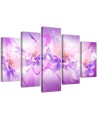 Canvas painting Purple flower composition | FEEBY