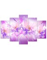 Canvas painting Purple flower composition | FEEBY