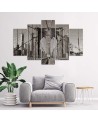 Brooklyn Bridge black and white wall painting for office | FEEBY