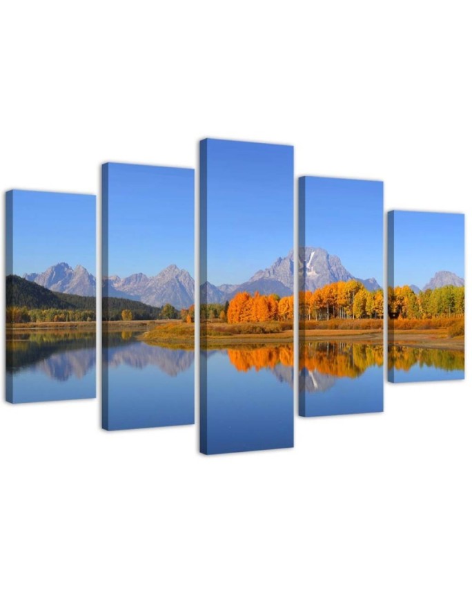 Canvas print Landscape Lake...