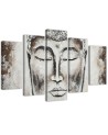 Buddha's head Canvas paintings for hallway wall | FEEBY