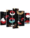 Canvas print for young people on canvas Analog records | FEEBY