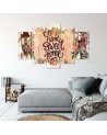 Home Sweet Home canvas wall decoration for the hallway | FEEBY