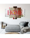 Home flowers decorative wall painting for home | FEEBY