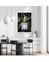 Perfume canvas painting for bathroom, spa living room for wall | FEEBY