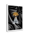 Canvas painting Perfume on grey background for living room, bathroom | FEEBY