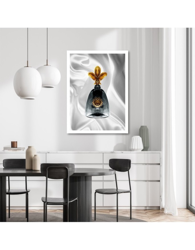 Wall art painting for living room Perfume bottle glamour Rubiant | FEEBY