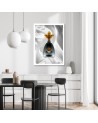 Wall art painting for living room Perfume bottle glamour Rubiant | FEEBY