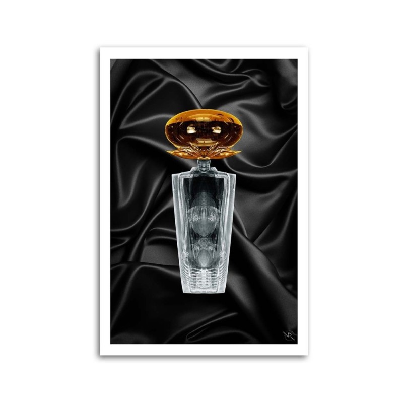 Canvas painting Elegant perfume bottle Rubiant for spa | FEEBY