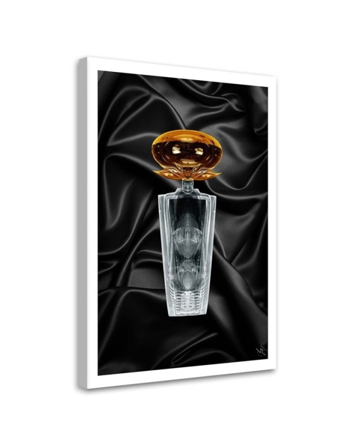 Canvas painting Elegant perfume bottle Rubiant for spa | FEEBY