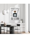 Wall art painting Small perfume vial in glamour style | FEEBY