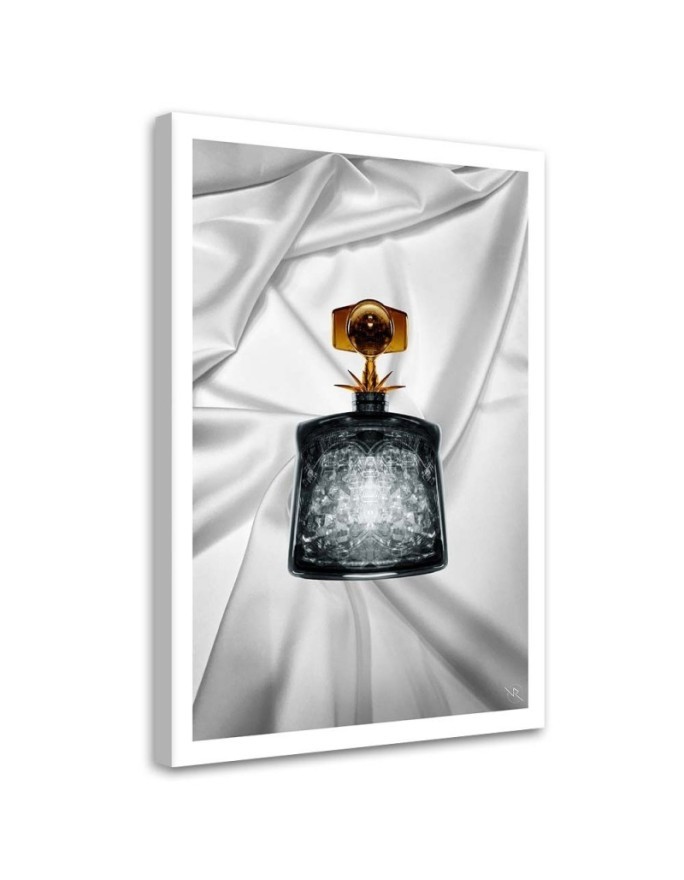 Wall art painting Small perfume vial in glamour style | FEEBY