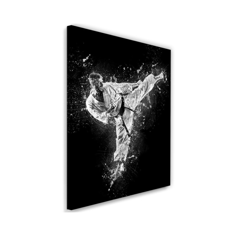 Karate youth wall art painting Cornel Vlad | FEEBY