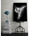 Karate youth wall art painting Cornel Vlad | FEEBY