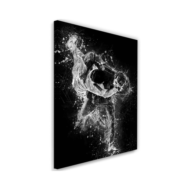 Judo Cornel Vlad canvas painting for teenager's room | FEEBY