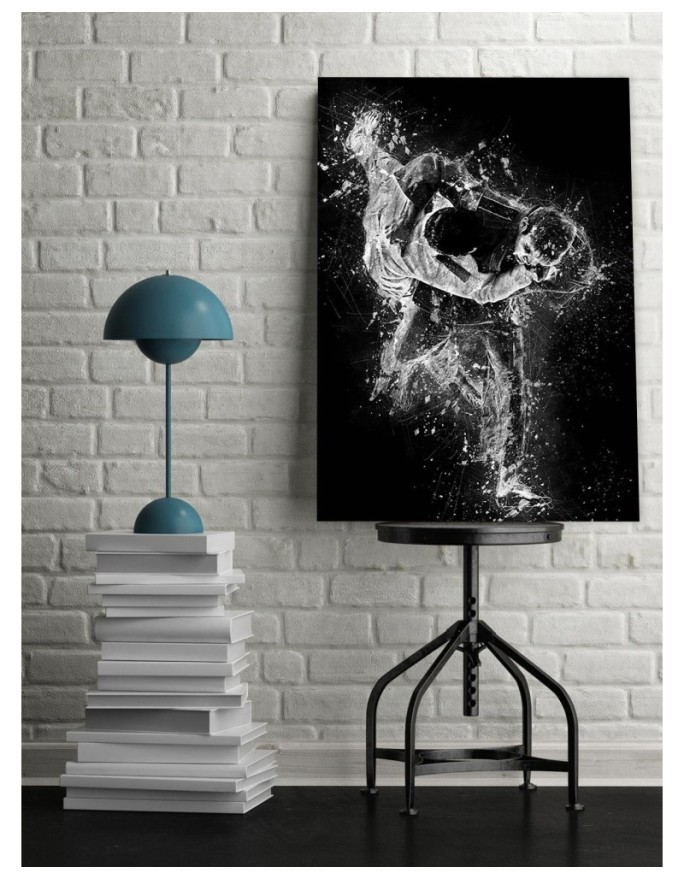 Judo Cornel Vlad canvas painting for teenager's room | FEEBY