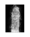 Cornel Vlad's Leaning Tower of Pisa canvas painting | FEEBY