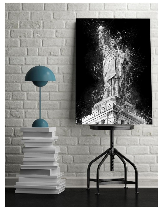 Wall art painting Statue of Liberty New York digital art | FEEBY