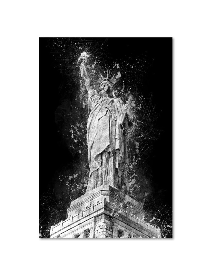 Wall art painting Statue of Liberty New York digital art | FEEBY