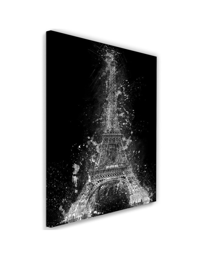 Eiffel Tower canvas painting for living room wall | FEEBY