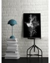 Ballerina canvas painting for bedroom | FEEBY