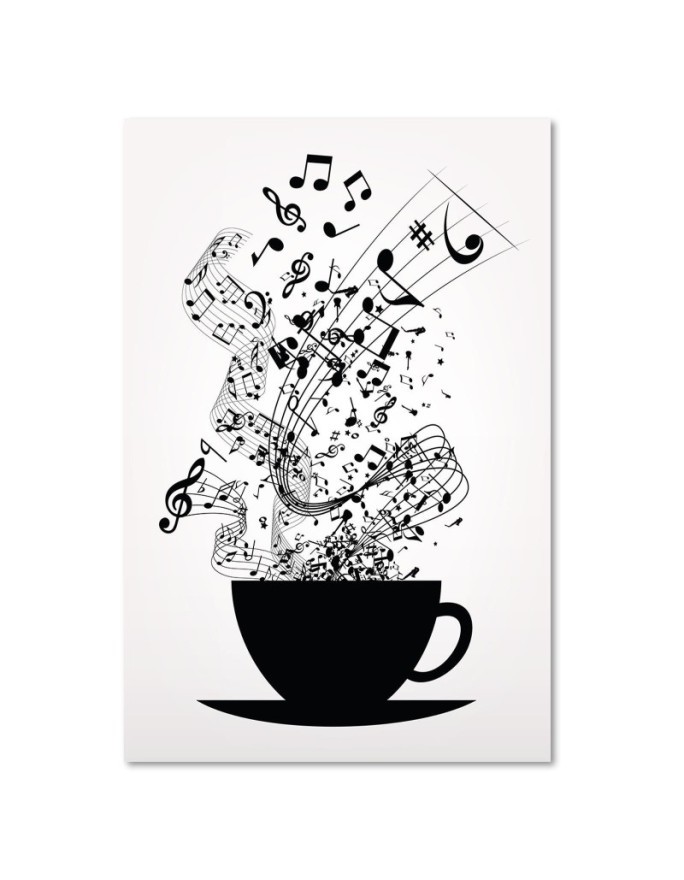 Canvas prints for the kitchen Notes Cup for the wall | FEEBY