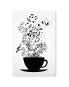 Canvas prints for the kitchen Notes Cup for the wall | FEEBY