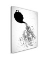 Canvas painting for kitchen Notes kettle for wall | FEEBY