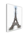 Wall Canvas painting Eiffel Tower hand painted | FEEBY