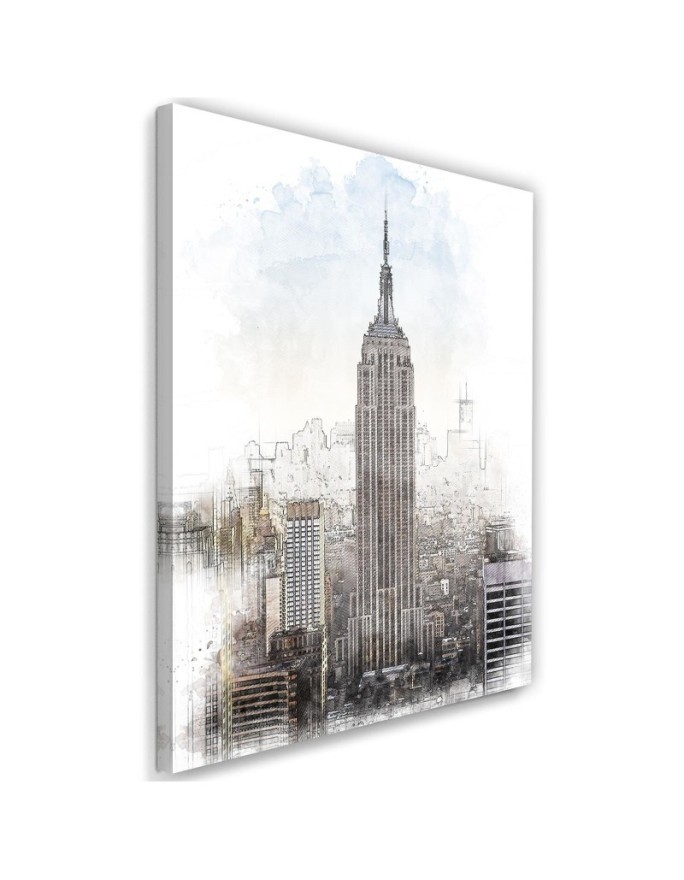 Modern painting for living room New York building Cornel Vlad | FEEBY