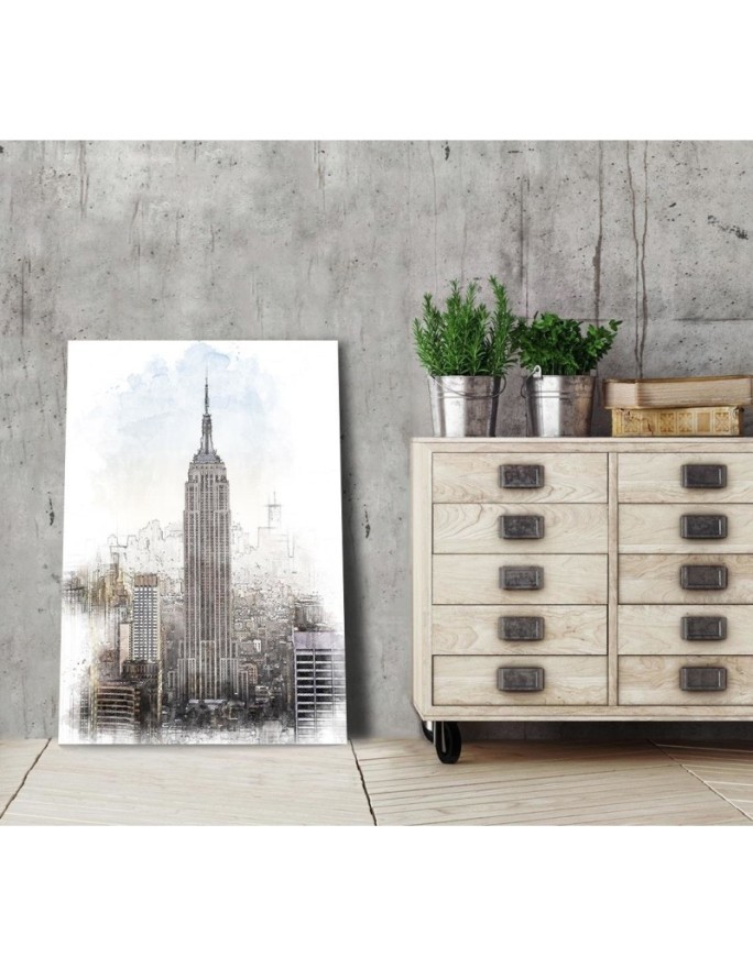 Modern painting for living room New York building Cornel Vlad | FEEBY