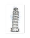 Decorative Canvas painting Leaning tower of Pisa for the room | FEEBY
