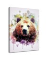 Paintings for children Colourful bear head Cornel Vlad | FEEBY